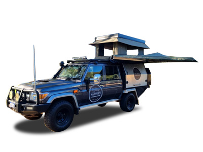 WA 79 Series Landcruiser con Rooftop Tienda y Carpa y Canopy 4WD | 2 personas